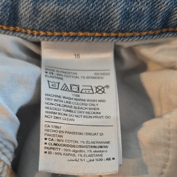 Old Navy Classic Blue Wide Leg Jeans - Picture 3 of 6